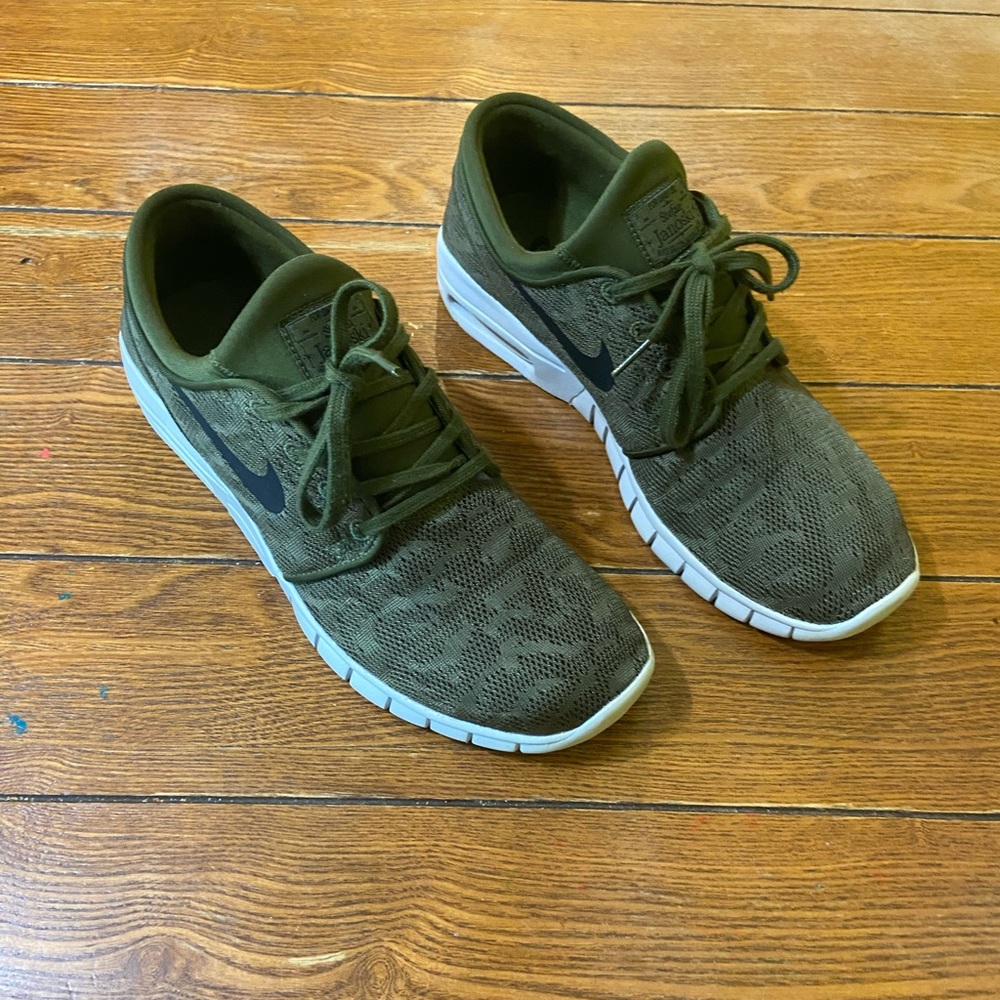 Nike SB Stefan Janoski Max Green Sz 10.5